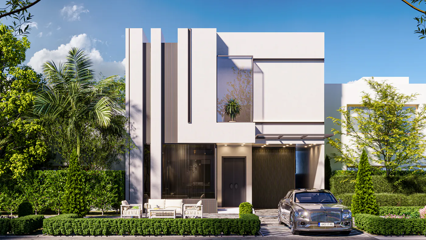 7 Marla house final render by Janan Manzil Architects